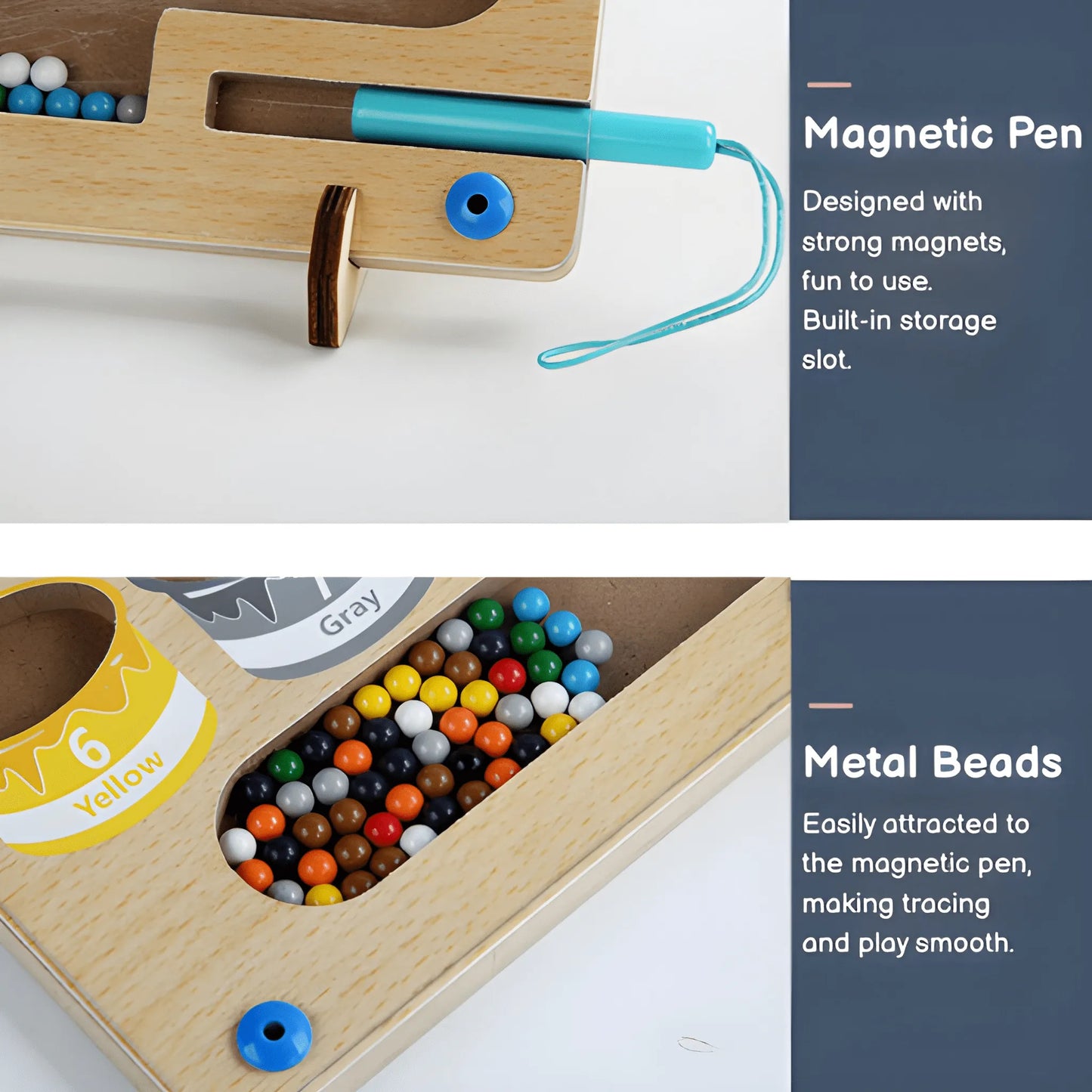 Onenazo Magnetic Color and Number Maze