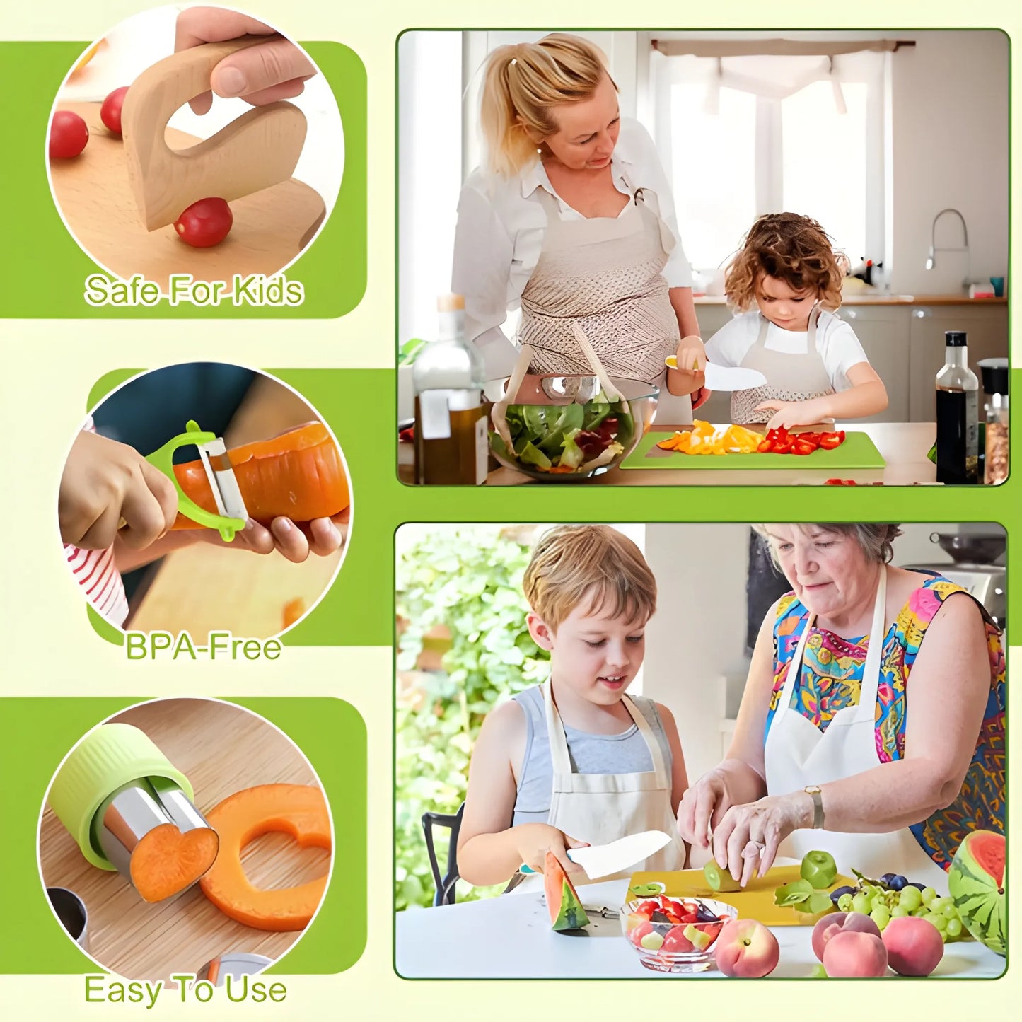 Montessori Kitchen Tools (17 Pieces)