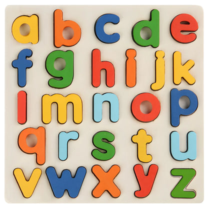 Onenazo Montessori Puzzles - Letters, Shapes, Numbers