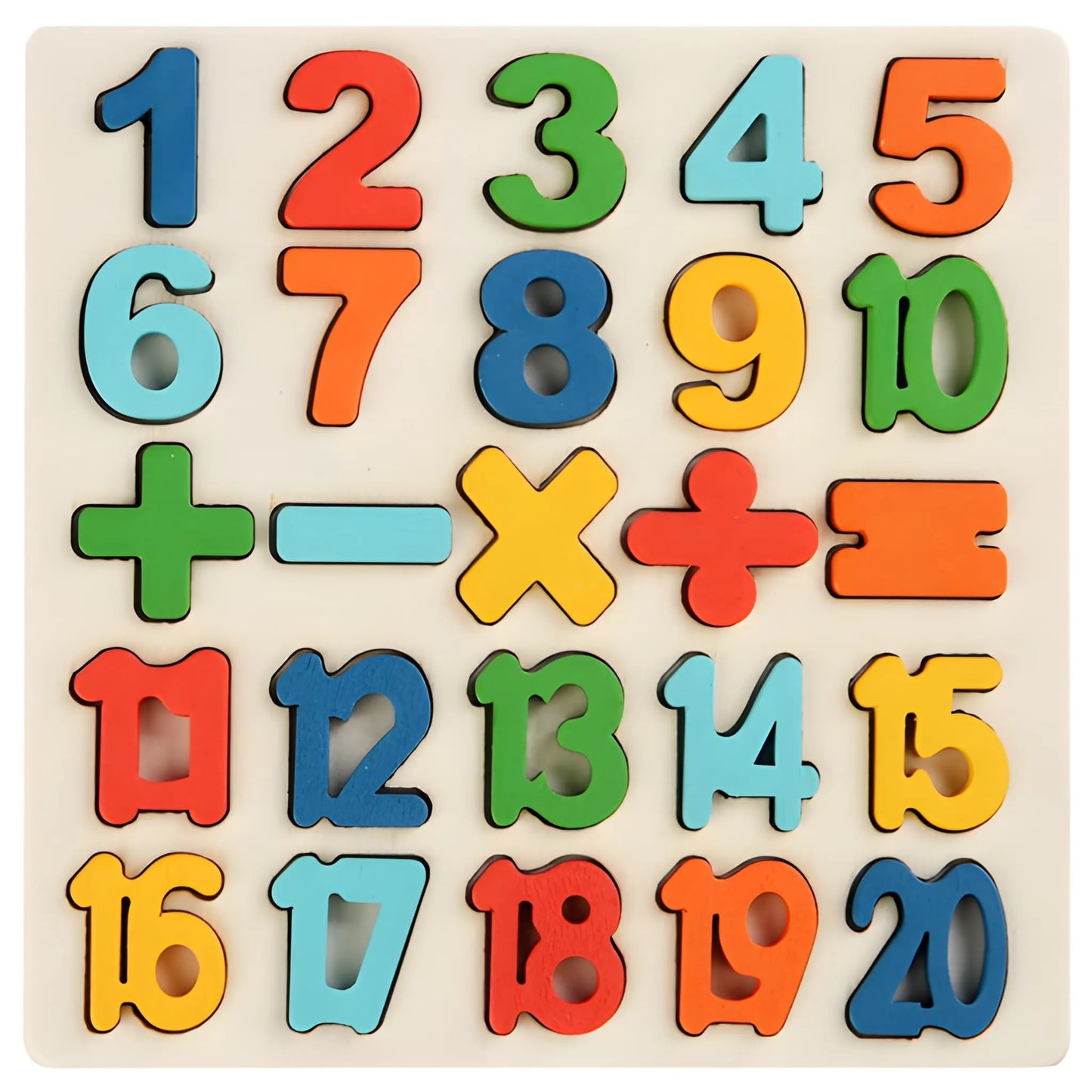 Onenazo Montessori Puzzles - Letters, Shapes, Numbers