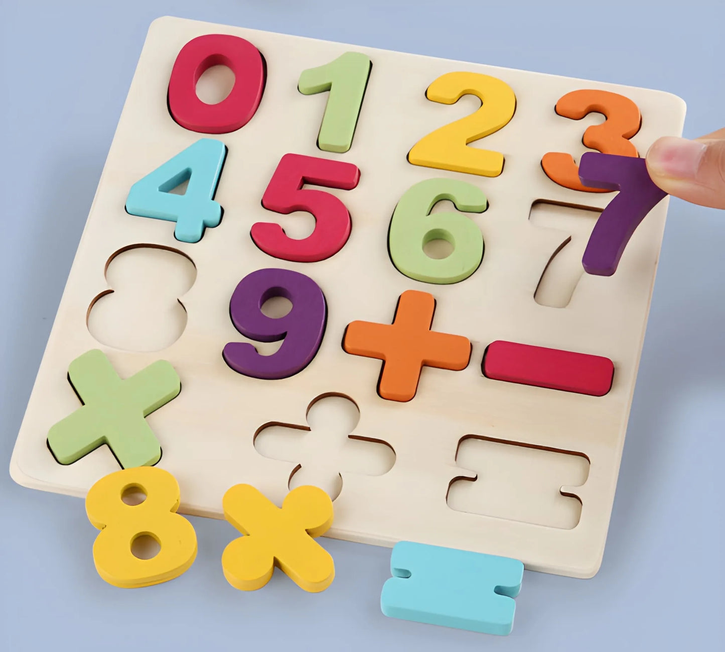 Onenazo Montessori Puzzles - Letters, Shapes, Numbers