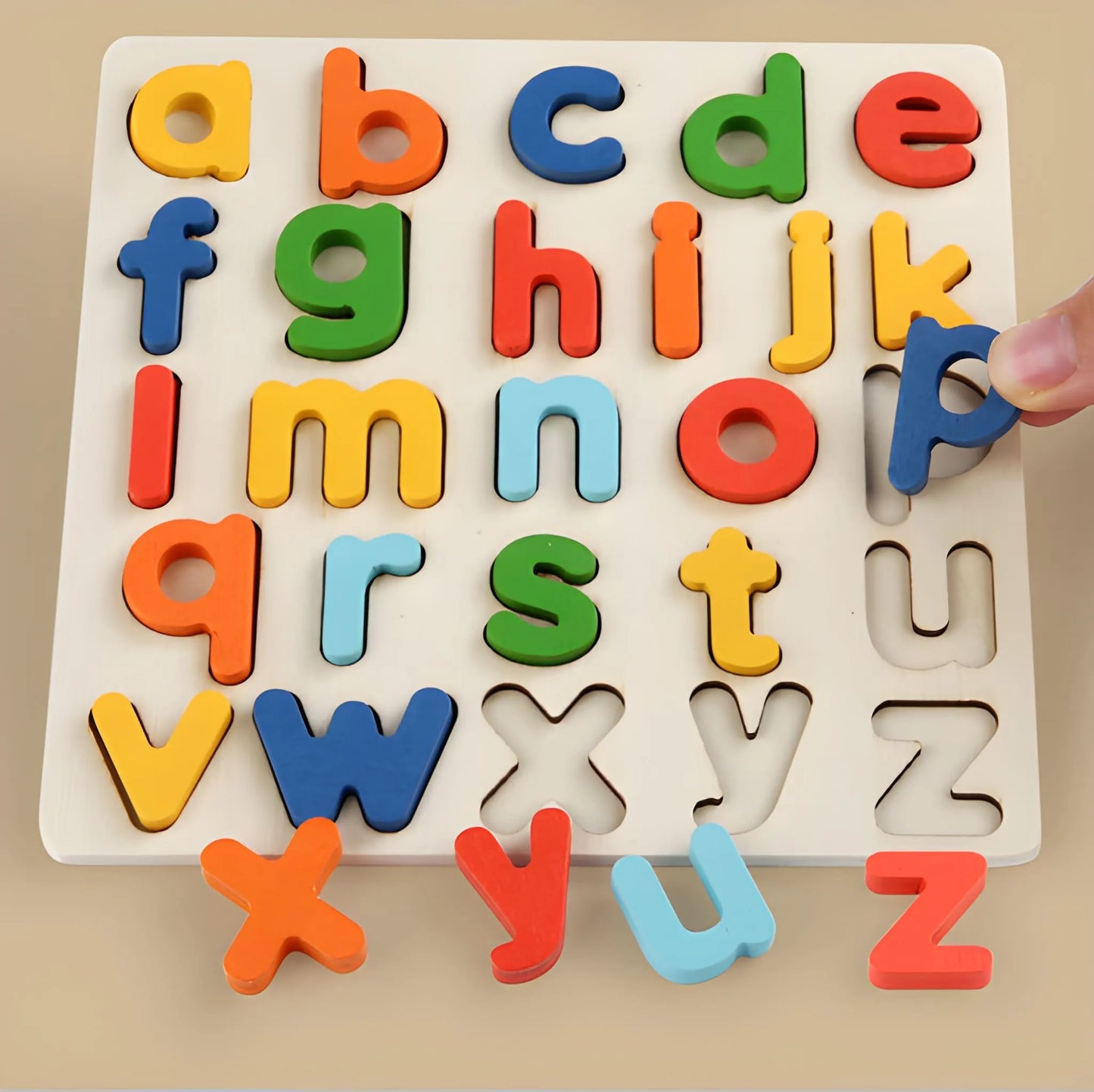 Onenazo Montessori Puzzles - Letters, Shapes, Numbers