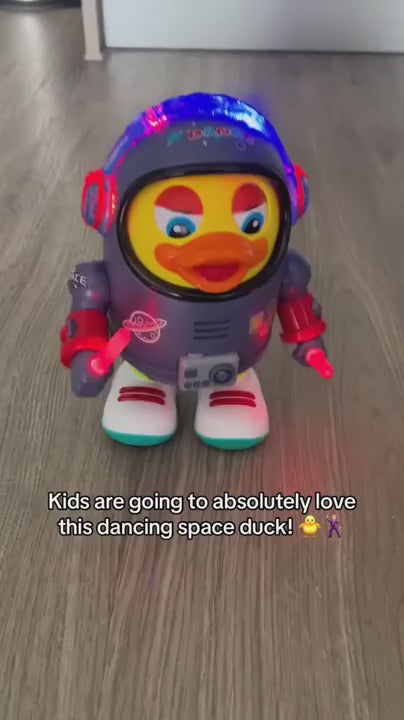 Tanzende Weltraum-Ente
