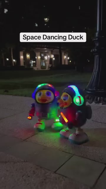 Tanzende Weltraum-Ente
