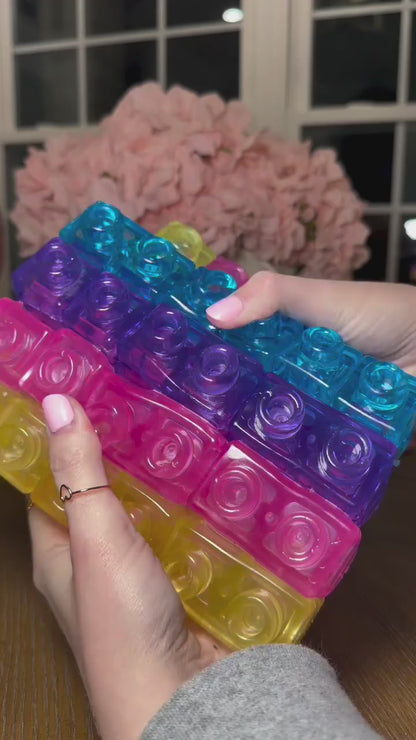 Onenazo Gummy Bausteine | Große, Quetschbare Blöcke | 40 Stk.