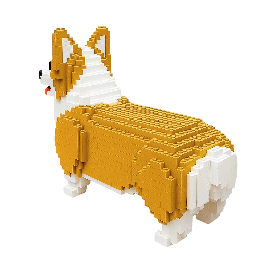 welsh corgi building blocks set img 1