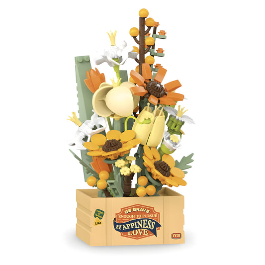 Golden Bloom Flower Bouquet